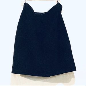 AR A Bernardo Suede Skirt